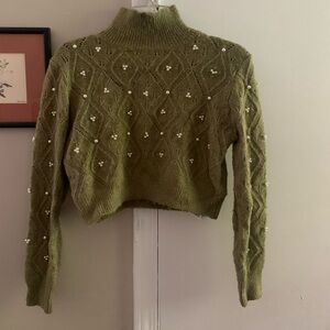 Zara green sweater